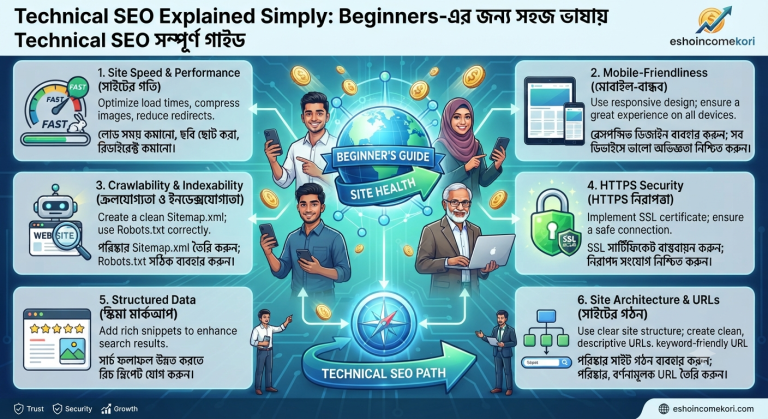 Technical SEO Explained Simply: Beginners-এর জন্য সহজ ভাষায় Technical SEO সম্পূর্ণ গাইড