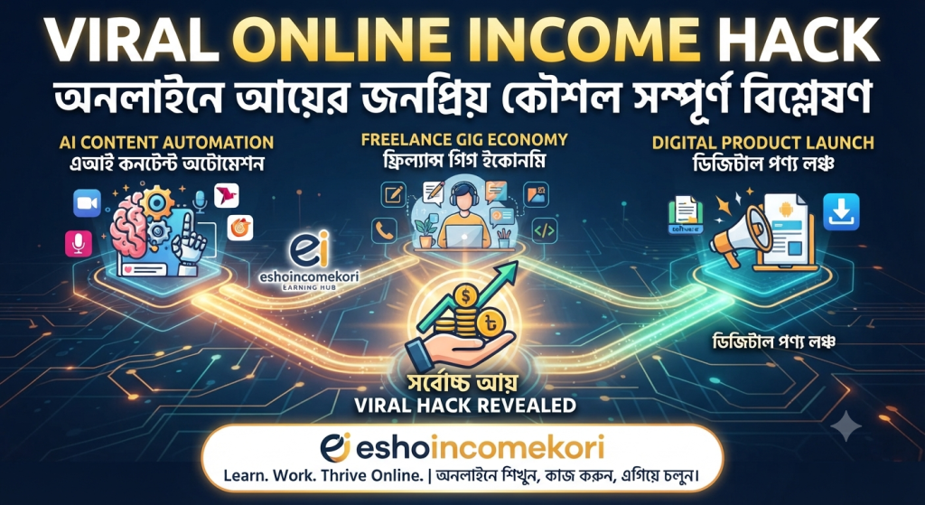 Viral Online Income Hack | অনলাইনে আয়ের জনপ্রিয় কৌশল সম্পূর্ণ বিশ্লেষণ