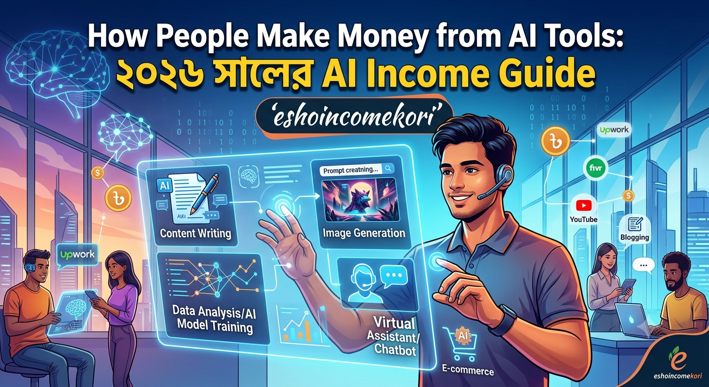 How People Make Money from AI Tools: ২০২৬ সালের AI Income Guide