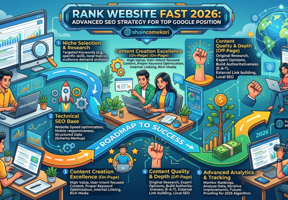 Rank Website Fast 2026 – Advanced SEO Strategy for Top Google Position