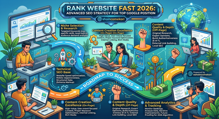 Rank Website Fast 2026 – Advanced SEO Strategy for Top Google Position