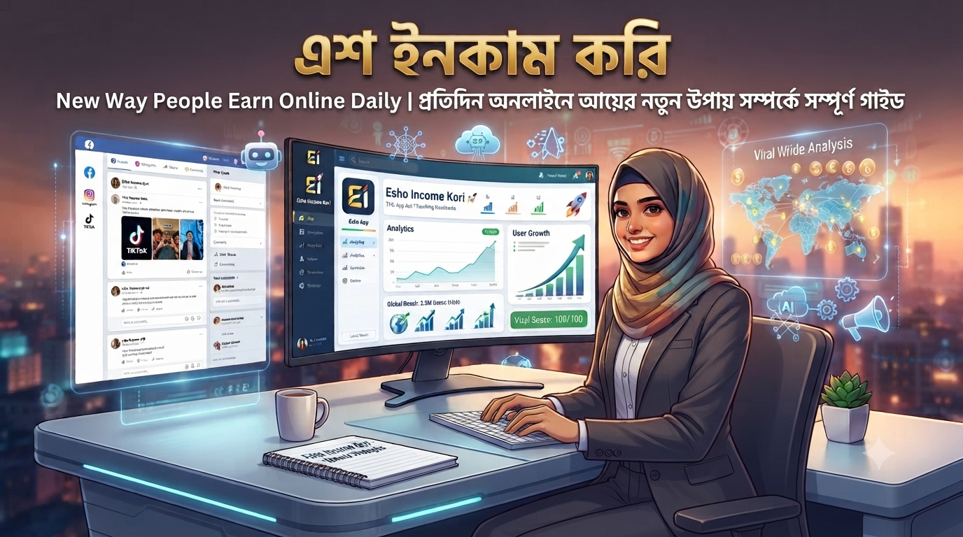 New Way People Earn Online Daily | প্রতিদিন অনলাইনে আয়ের নতুন উপায় সম্পর্কে সম্পূর্ণ গাইড
