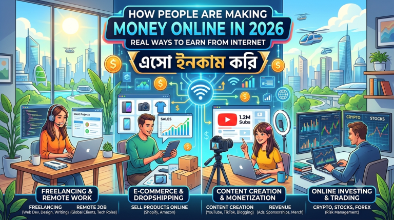 How People Are Making Money Online in 2026: Real Ways to Earn From Internet