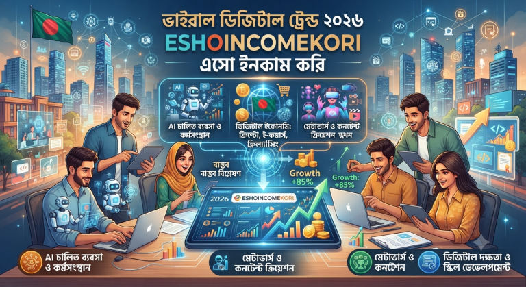 Viral digital trend explained ২০২৬ সালের অনলাইন ডিজিটাল ট্রেন্ড ও বাস্তব বিশ্লেষণ