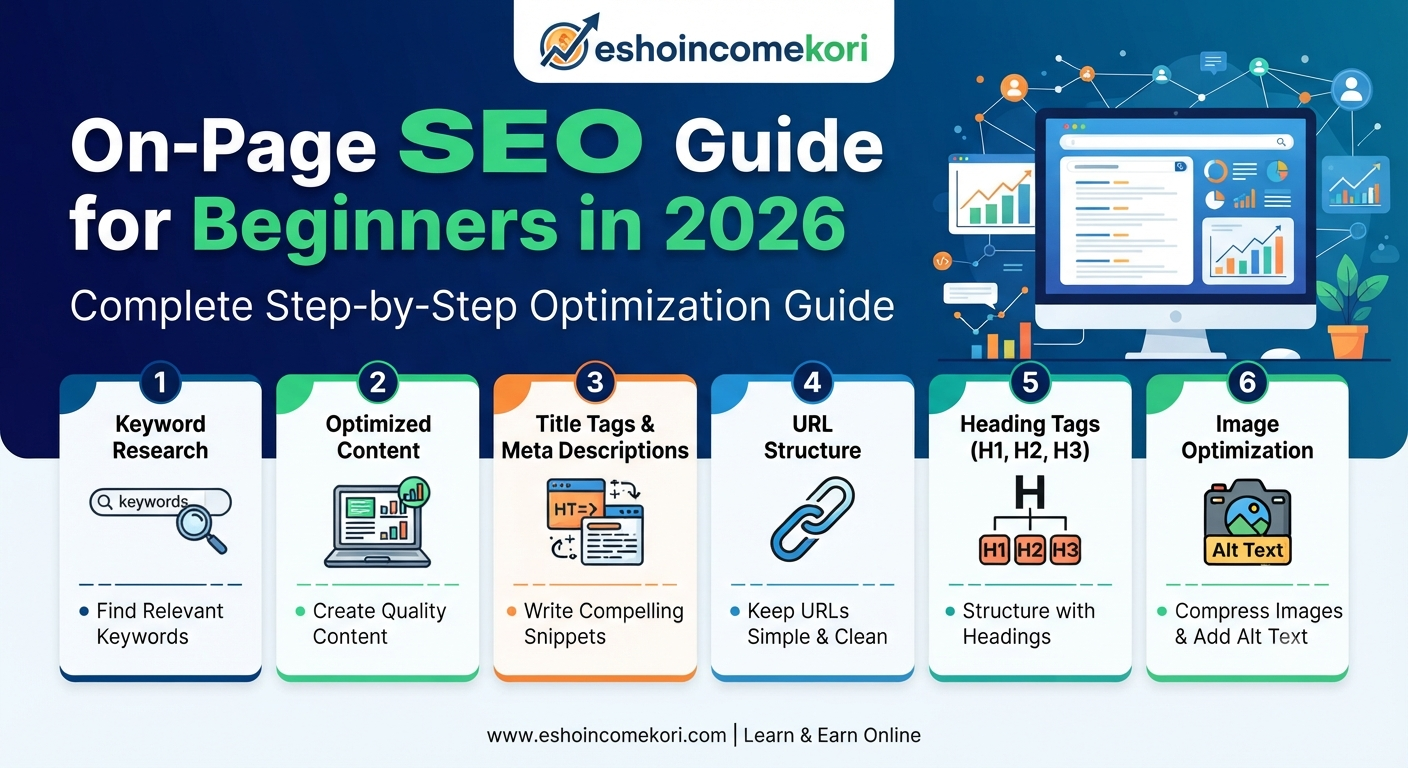 On-Page SEO Guide for Beginners in 2026: Complete Step-by-Step Optimization Guide