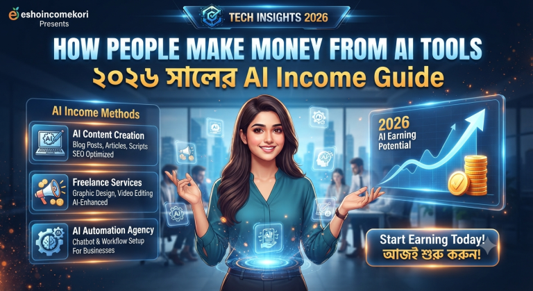 How People Make Money from AI Tools: ২০২৬ সালের AI Income Guide