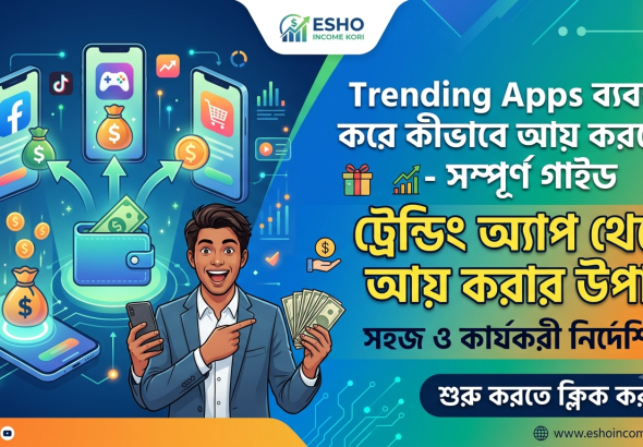 How to Earn From Trending Apps সম্পর্কে জানুন। Discover how people use popular apps for income, content creation, freelancing, marketing, and online business opportunities.