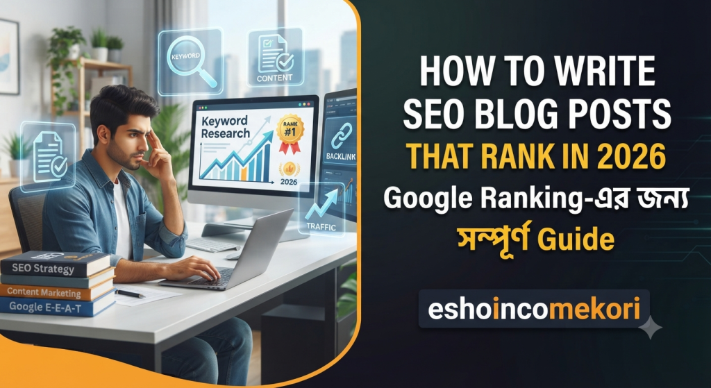 How to Write SEO Blog Posts That Rank in 2026: Google Ranking-এর জন্য সম্পূর্ণ Guide
