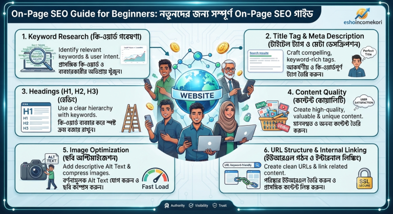 On-Page SEO Guide for Beginners: নতুনদের জন্য সম্পূর্ণ On-Page SEO গাইড