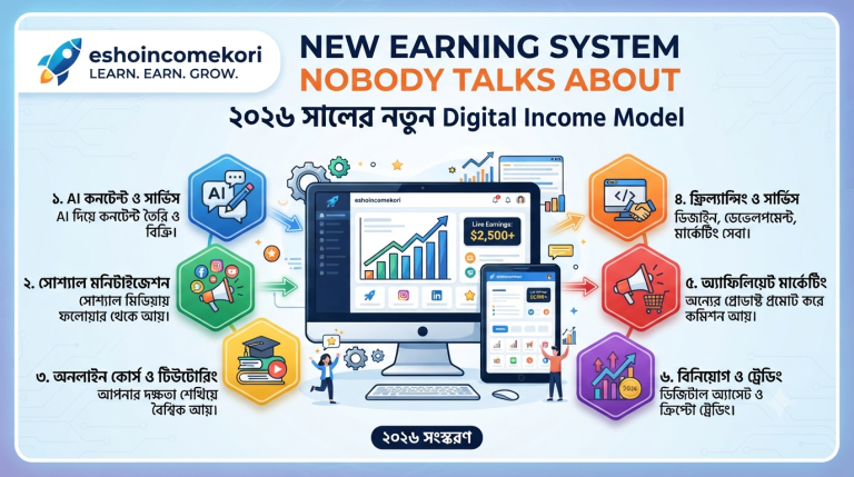 New Earning System Nobody Talks About: ২০২৬ সালের নতুন Digital Income Model