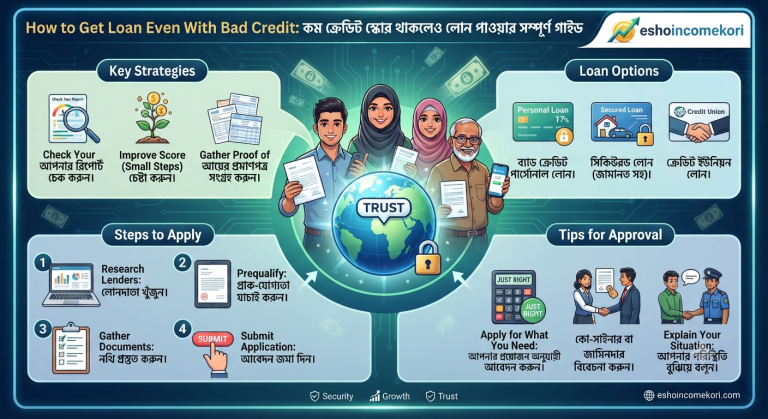 How to Get Loan Even With Bad Credit: কম ক্রেডিট স্কোর থাকলেও লোন পাওয়ার সম্পূর্ণ গাইড