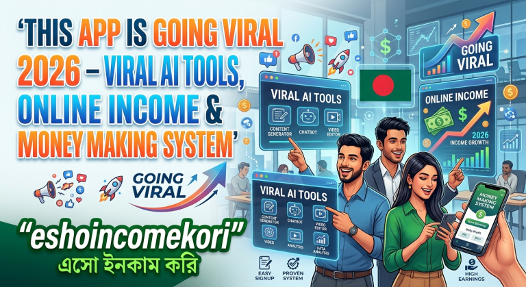 This App Is Going Viral Now 2026 – Viral AI Tools, Online Income & Money Making System