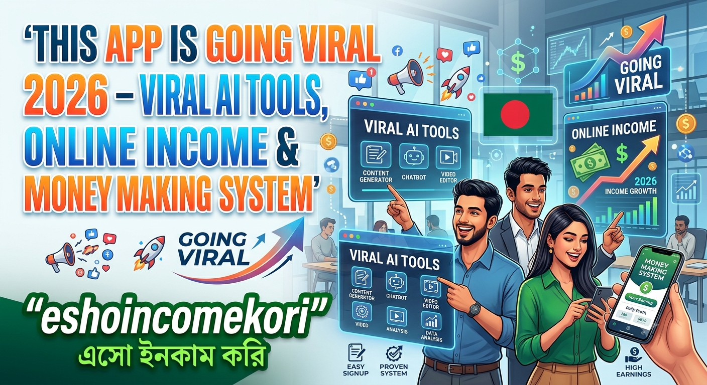 This App Is Going Viral Now 2026 – Viral AI Tools, Online Income & Money Making System