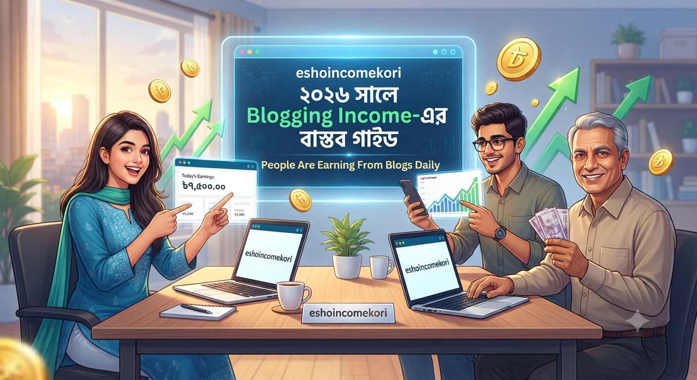 People Are Earning From Blogs Daily: ২০২৬ সালে Blogging Income-এর বাস্তব গাইড