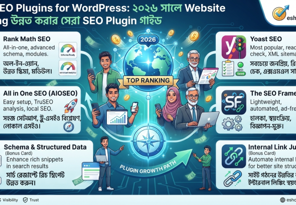 Best SEO Plugins for WordPress: ২০২৬ সালে Website Ranking উন্নত করার সেরা SEO Plugin গাইড