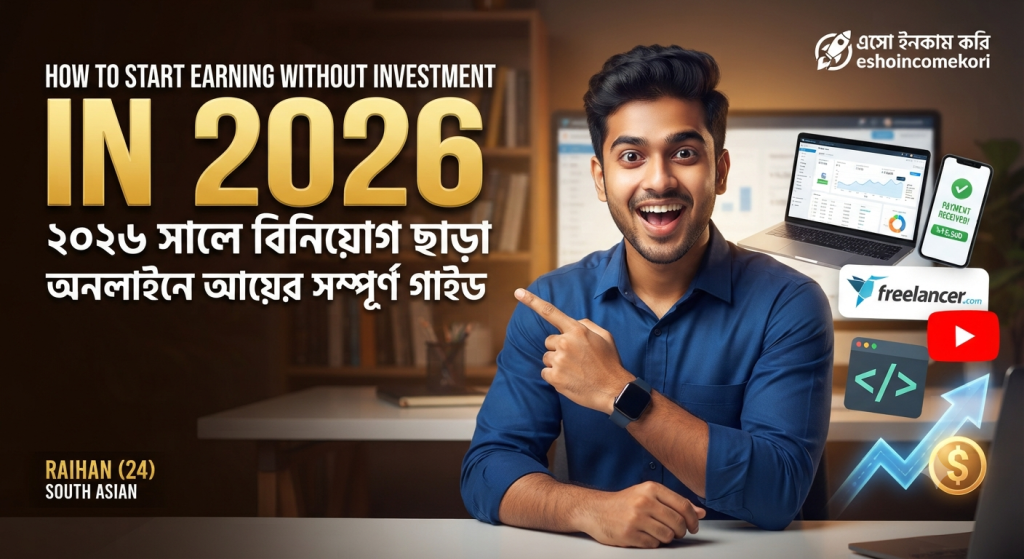 How to Start Earning Without Investment: ২০২৬ সালে বিনিয়োগ ছাড়া অনলাইনে আয়ের সম্পূর্ণ গাইড