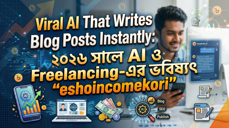 Viral AI That Writes Blog Posts Instantly: ২০২৬ সালের AI Blogging Guide