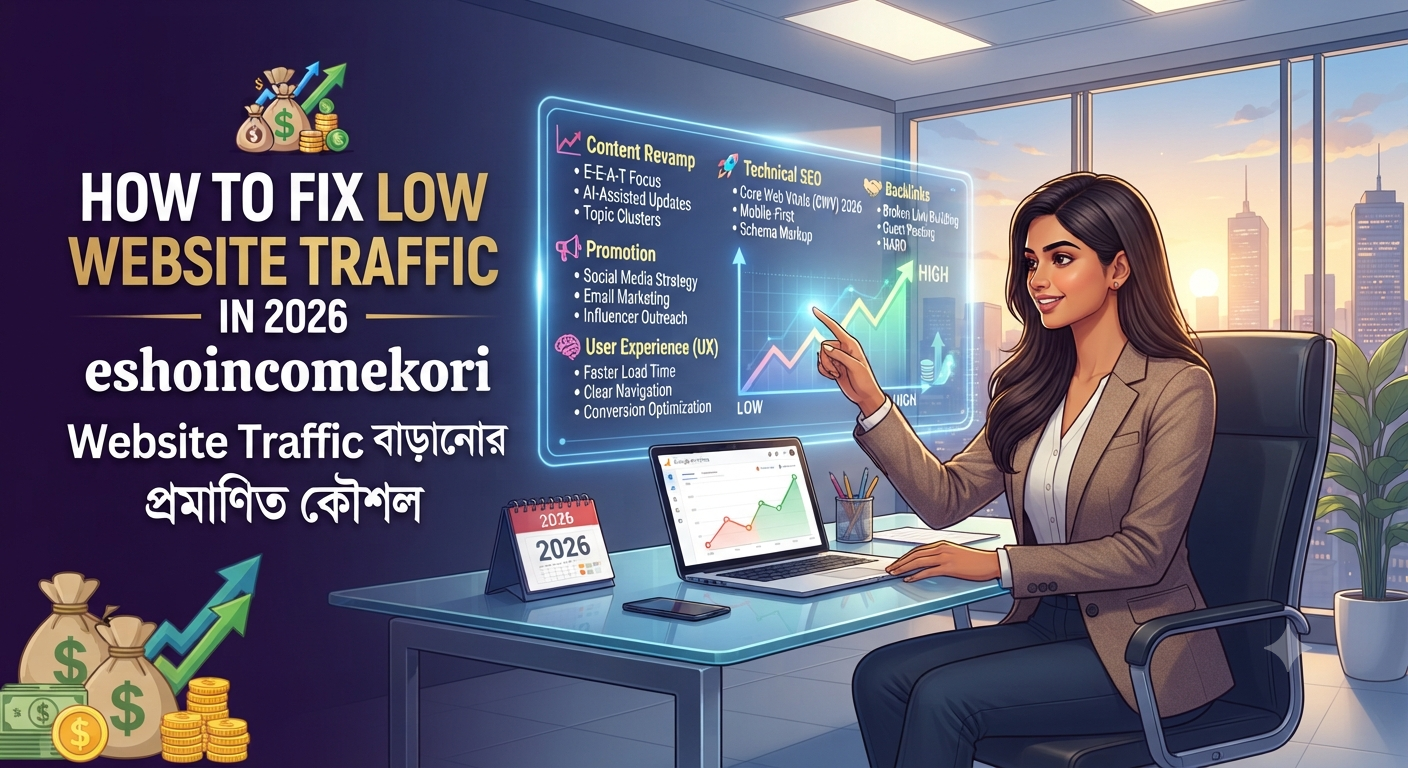 How to Fix Low Website Traffic in 2026: Proven Strategies to Increase Visitors