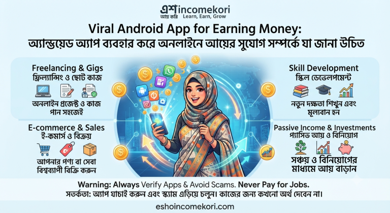 Viral Android App for Earning Money: অ্যান্ড্রয়েড অ্যাপ ব্যবহার করে অনলাইনে আয়ের সুযোগ সম্পর্কে যা জানা উচিত