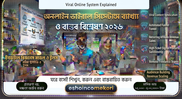 Viral online system explained অনলাইন ভাইরাল সিস্টেম ব্যাখ্যা ও বাস্তব বিশ্লেষণ ২০২৬