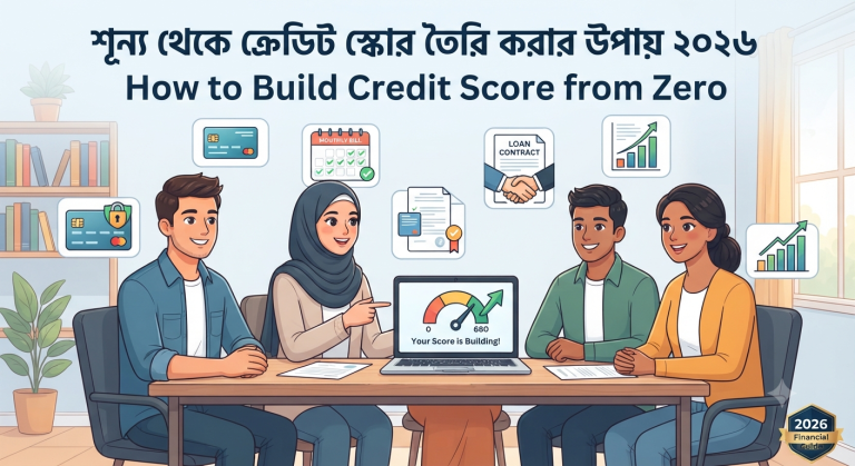 শূন্য থেকে ক্রেডিট স্কোর তৈরি করার উপায় ২০২৬ | How to Build Credit Score from Zero
