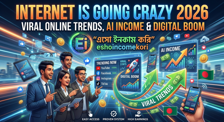 Internet Is Going Crazy 2026 – Viral Online Trends, AI Income & Digital Boom