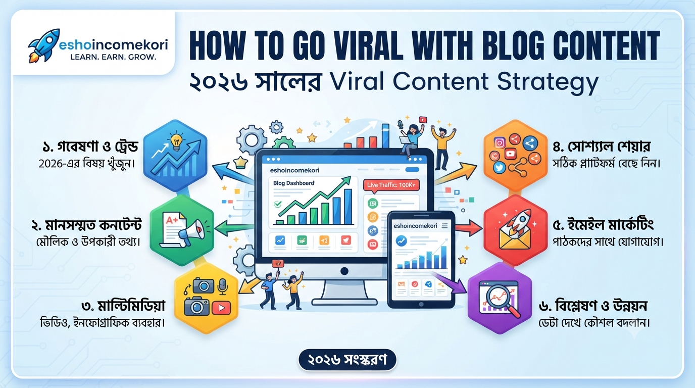 How to Go Viral With Blog Content: ২০২৬ সালের Viral Content Strategy