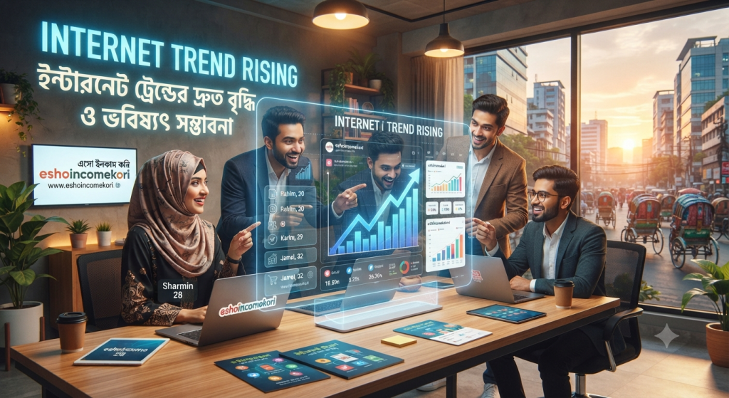Internet Trend Rising | ইন্টারনেট ট্রেন্ডের দ্রুত বৃদ্ধি ও ভবিষ্যৎ সম্ভাবনা