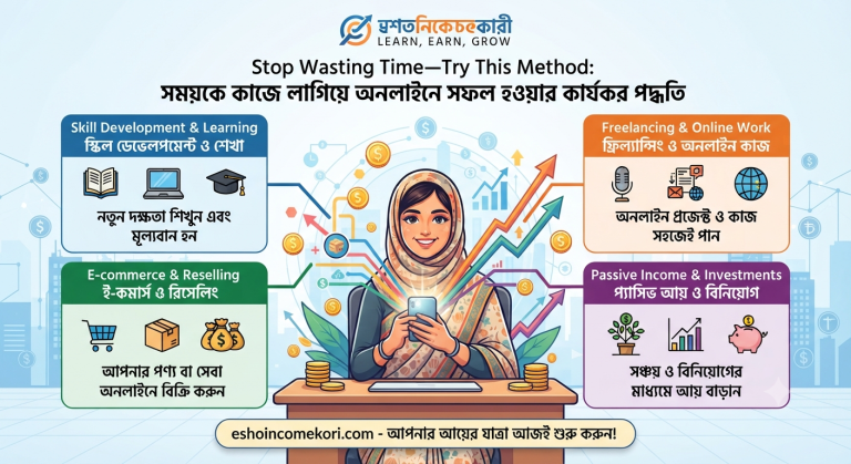 Stop Wasting Time—Try This Method: সময়কে কাজে লাগিয়ে অনলাইনে সফল হওয়ার কার্যকর পদ্ধতি