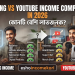 Blogging vs YouTube Income Comparison in 2026: কোনটি বেশি লাভজনক?