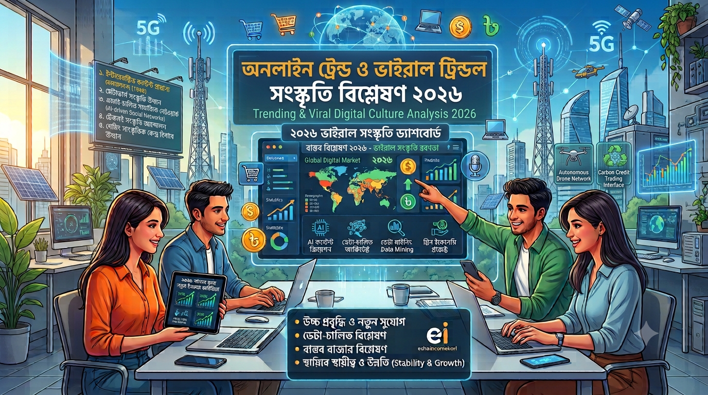 Internet trend viral অনলাইন ট্রেন্ড ও ভাইরাল ডিজিটাল সংস্কৃতি বিশ্লেষণ ২০২৬