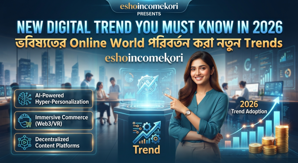 New Digital Trend You Must Know in 2026: ভবিষ্যতের Online World পরিবর্তন করা নতুন Trends