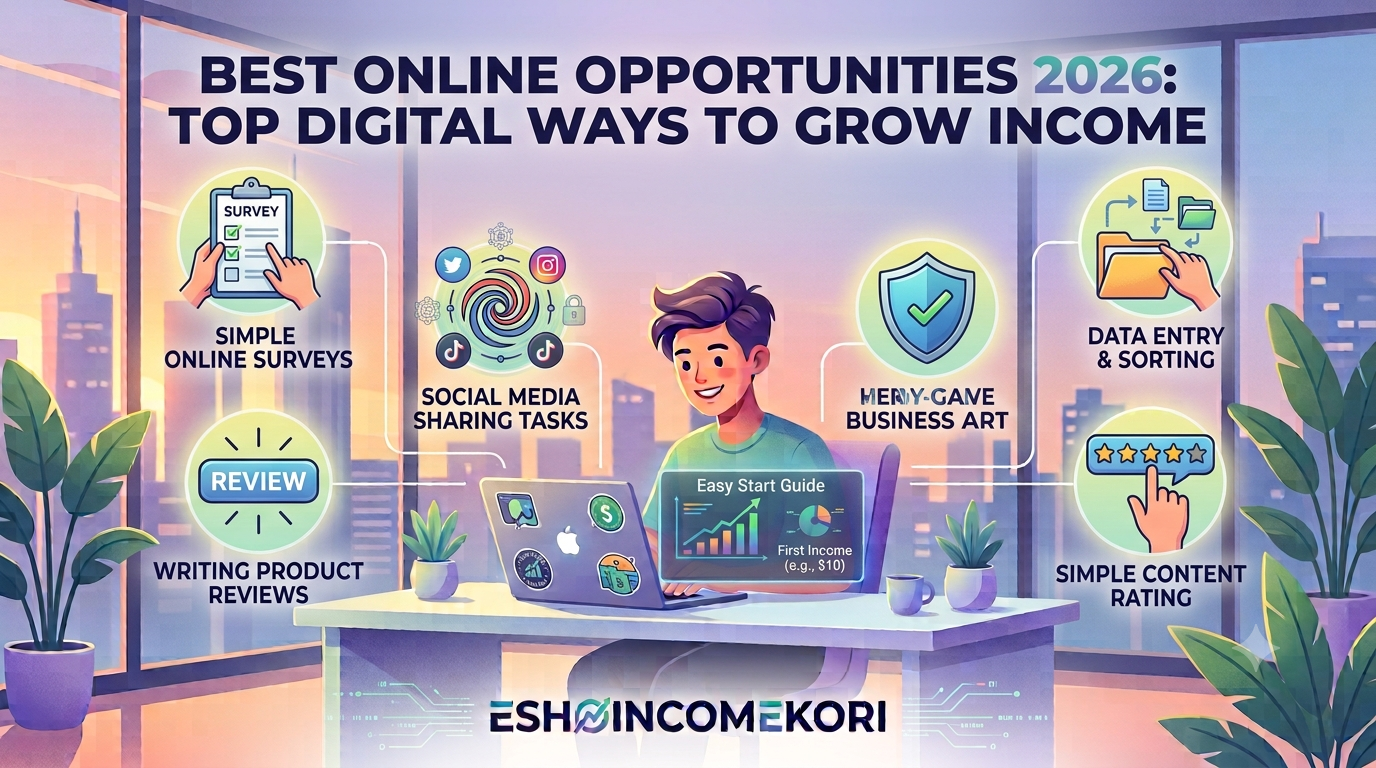 Best Online Opportunities 2026: Top Digital Ways to Grow Income