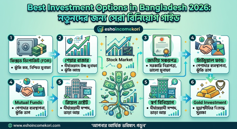 Best Investment Options in Bangladesh 2026: নতুনদের জন্য সেরা বিনিয়োগ গাইড