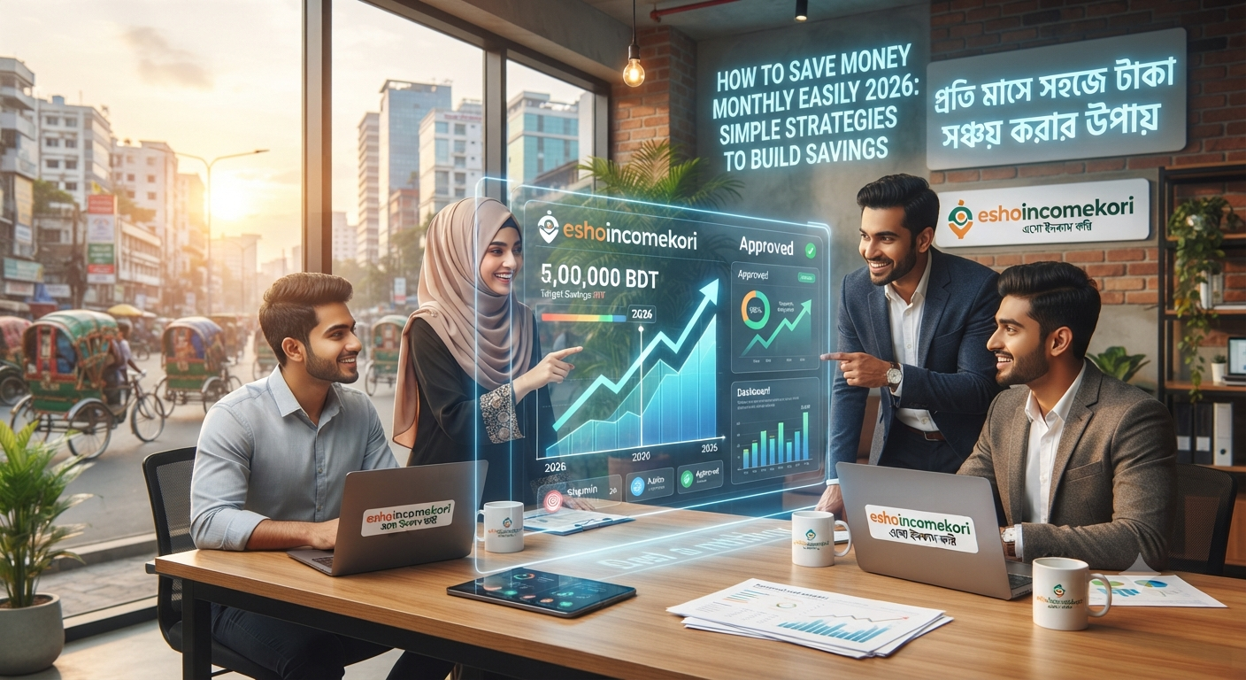 How to Save Money Monthly Easily 2026: Simple Strategies to Build Savings | প্রতি মাসে সহজে টাকা সঞ্চয় করার উপায়
