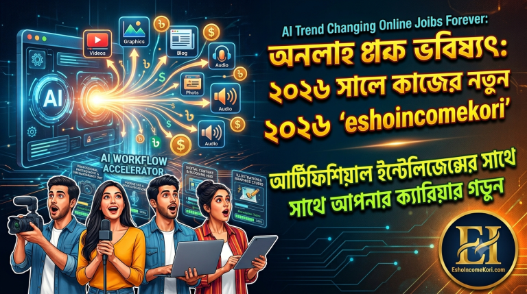 AI Trend Changing Online Jobs Forever: ২০২৬ সালে কাজের নতুন ভবিষ্যৎ