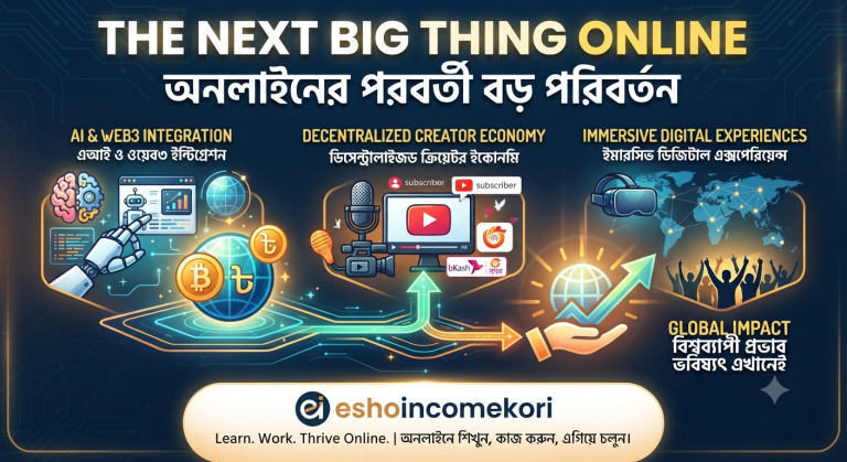 The Next Big Thing Online | অনলাইনের পরবর্তী বড় পরিবর্তন