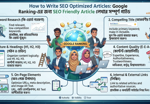 How to Write SEO Optimized Articles: Google Ranking-এর জন্য SEO Friendly Article লেখার সম্পূর্ণ গাইড