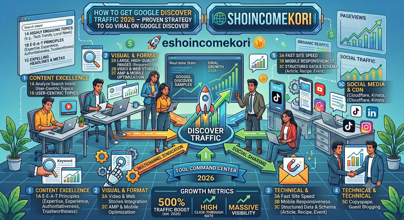 How to Get Google Discover Traffic 2026 – Proven Strategy to Go Viral on Google Discover