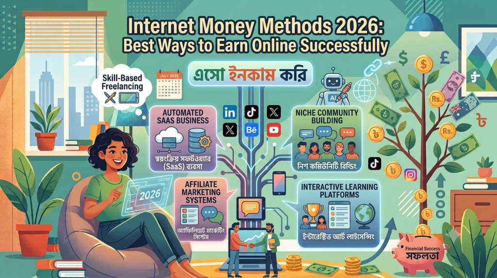 Internet Money Methods 2026: Best Ways to Earn Online Successfully
