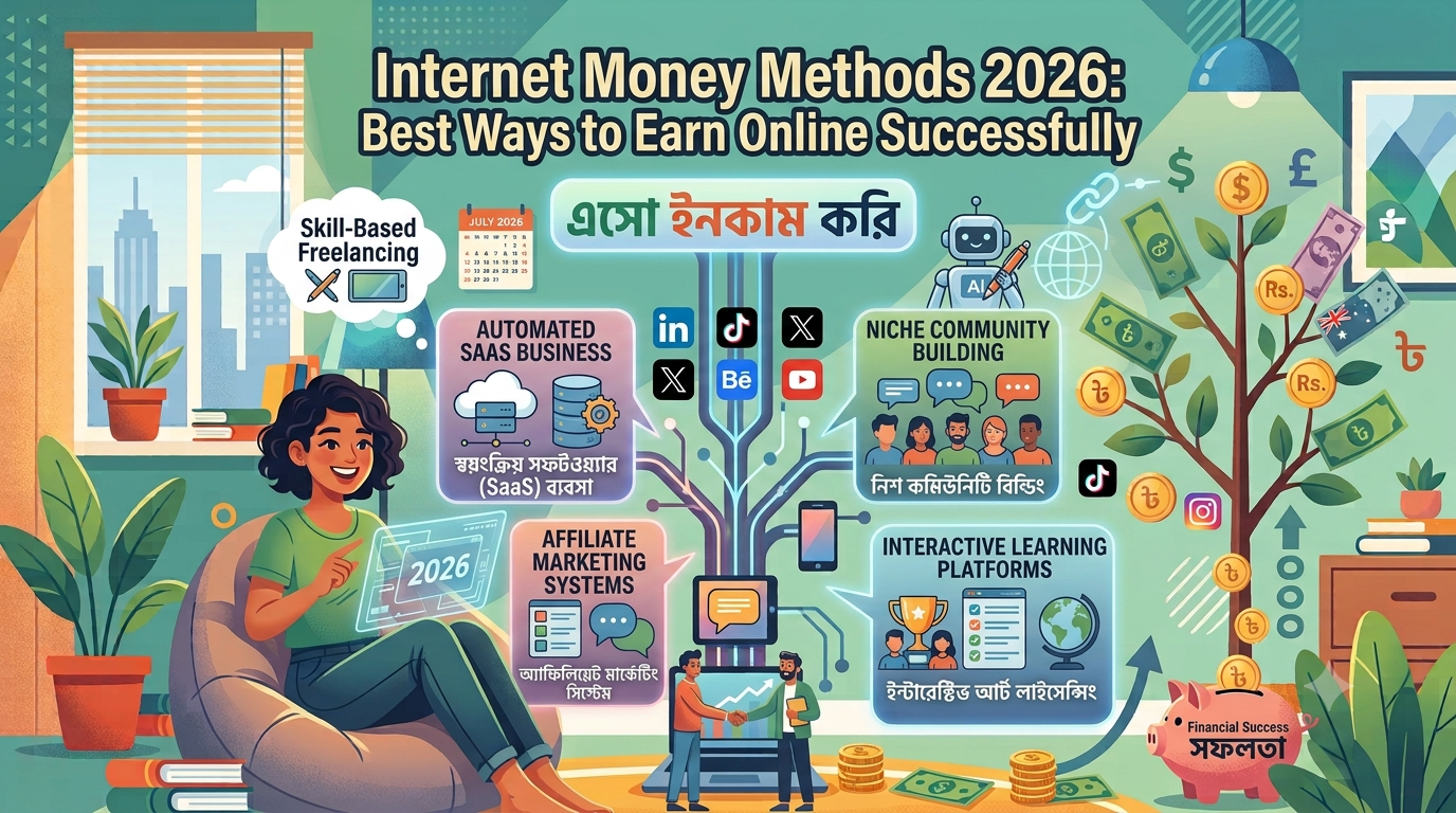 Internet Money Methods 2026: Best Ways to Earn Online Successfully