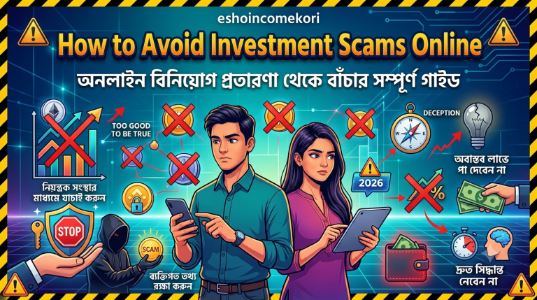 How to Avoid Investment Scams Online: অনলাইন বিনিয়োগ প্রতারণা থেকে বাঁচার সম্পূর্ণ গাইড