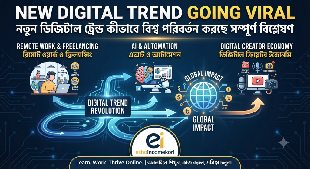New Digital Trend Going Viral | নতুন ডিজিটাল ট্রেন্ড কীভাবে বিশ্ব পরিবর্তন করছে সম্পূর্ণ বিশ্লেষণ