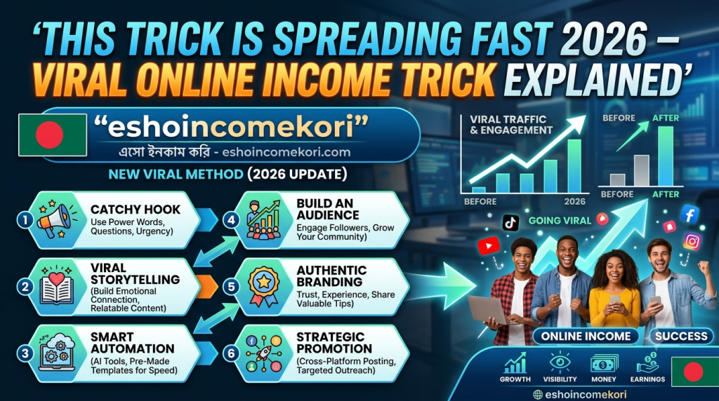 This Trick Is Spreading Fast 2026 – Viral Online Income Trick Explained