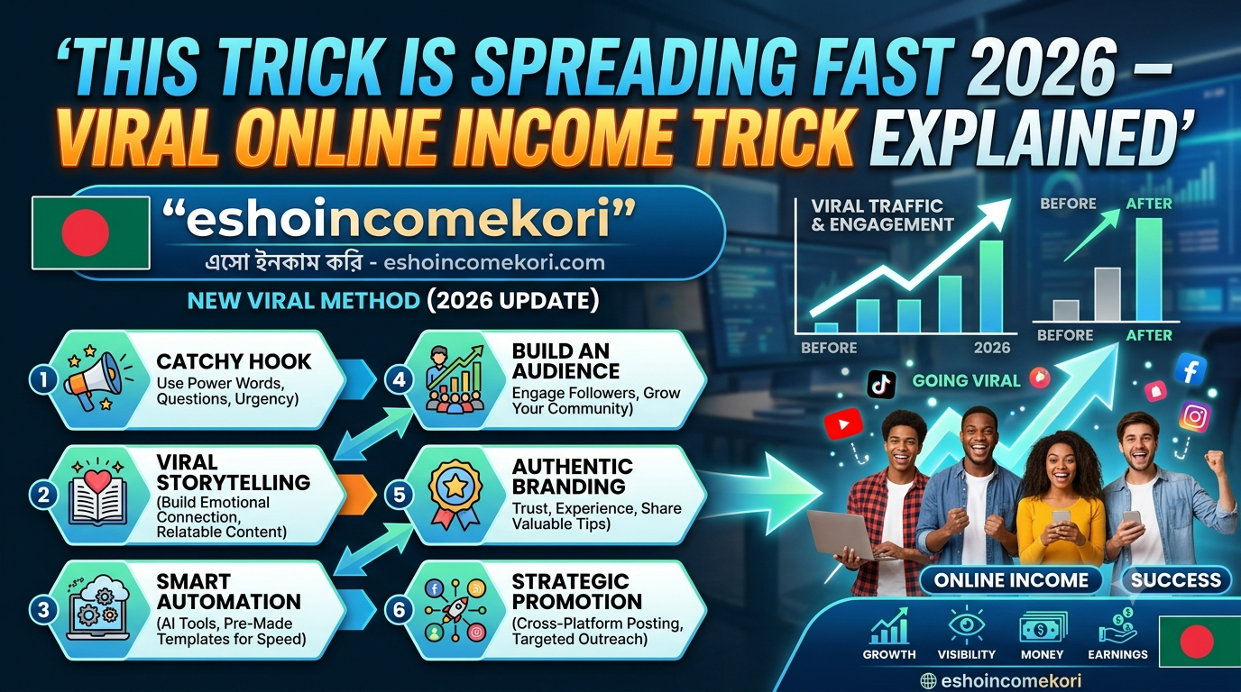 This Trick Is Spreading Fast 2026 – Viral Online Income Trick Explained
