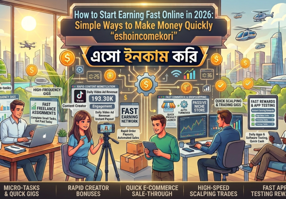 How to Start Earning Fast Online in 2026: Simple Ways to Make Money Quickly