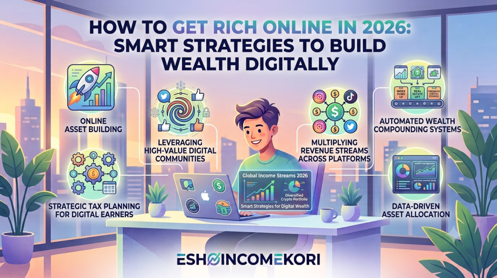 How to Get Rich Online in 2026: Smart Strategies to Build Wealth Digitally