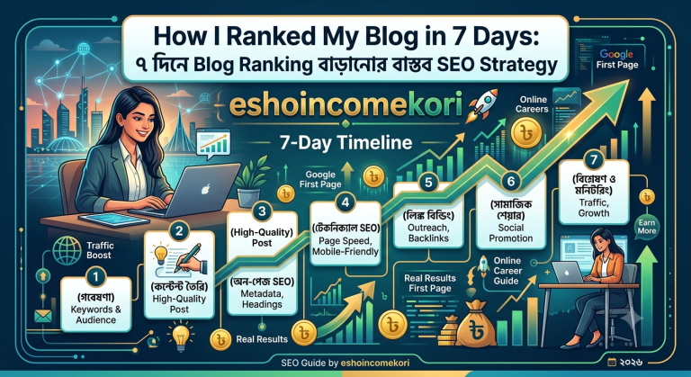 How I Ranked My Blog in 7 Days: ৭ দিনে Blog Ranking বাড়ানোর বাস্তব SEO Strategy