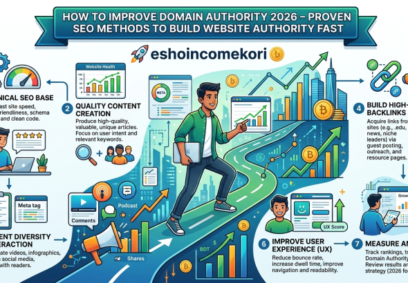 How to Improve Domain Authority 2026 – Proven SEO Methods to Build Website Authority Fast