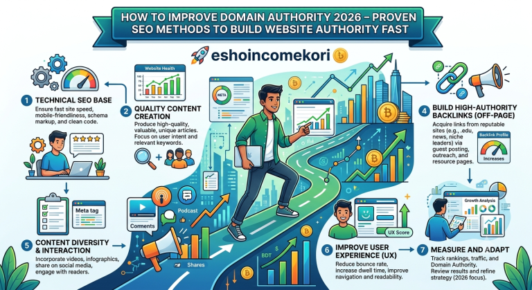 How to Improve Domain Authority 2026 – Proven SEO Methods to Build Website Authority Fast